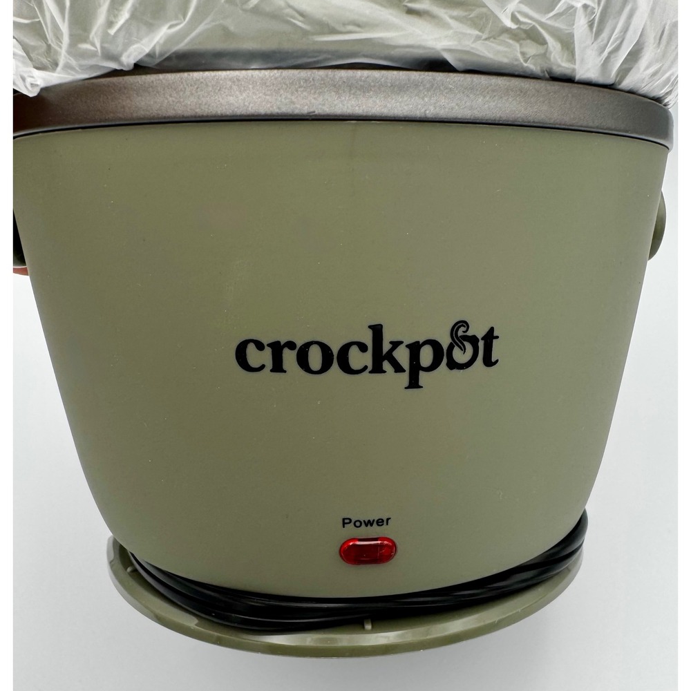 New Crock-Pot 20oz Lunch Crock Portable Food Warmer Moonshine Green Personal - Picture 3 of 7
